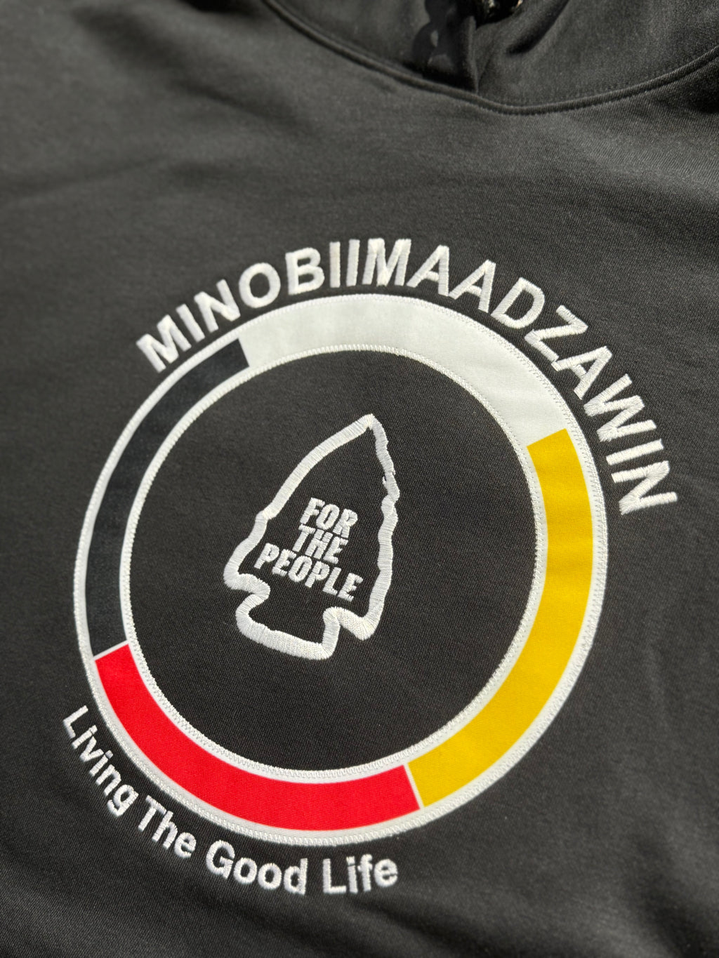 Minobiimaadzawin Hoodie Embroidered